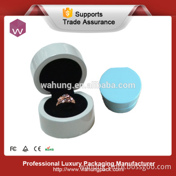 luxury round wooden ring box custom order accept lacquerred wood box